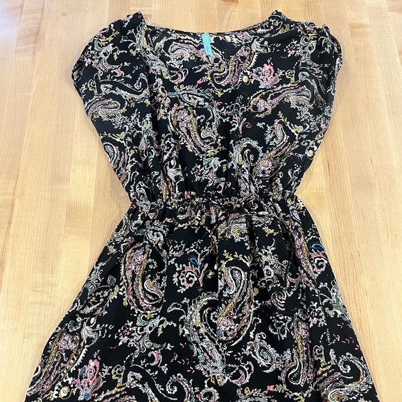Stitch Fix Gilli Black Dress with Paisley - Picture 1 of 3